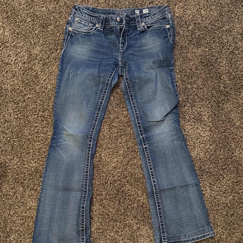 Miss Me Dark Blue Flare Jeans